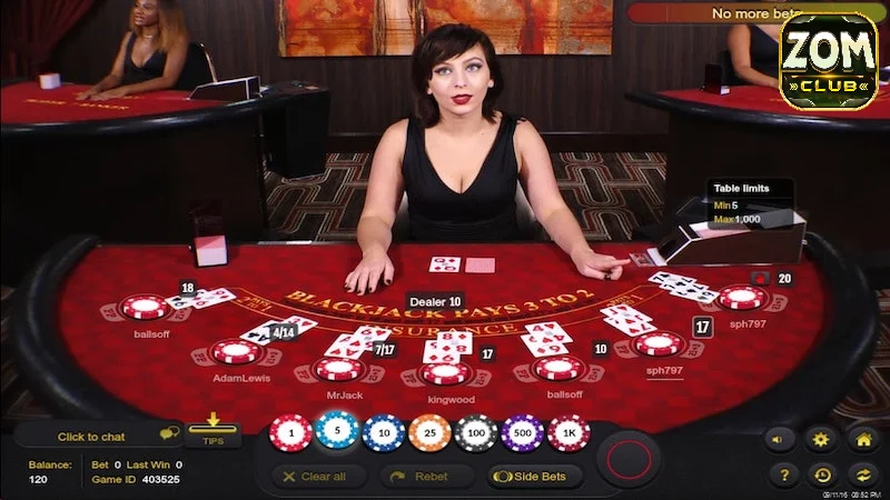 Hướng dẫn cách chơi bài Blackjack Zomclub hiệu quả cho người mới