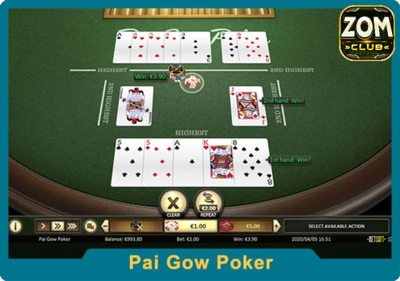 Pai Gow Zomclub – Cách Chơi Chuẩn Như Cao Thủ Thực Thụ